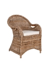 Krzesło Larisa rattan/szare - House Nordic