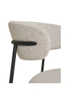 Krzesło Mira boucle piaskowe/czarne - House Nordic
