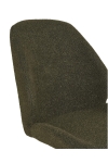 Krzesło Monte Carlo obrotowe zielone boucle/ czarne - House Nordic