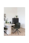 Krzesło Monte Carlo obrotowe zielone boucle/ czarne - House Nordic