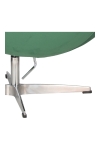 Fotel Jajo Velvet zielone/ srebrna podstawa - D2 DESIGN