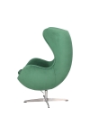 Fotel Jajo Velvet zielone/ srebrna podstawa - D2 DESIGN