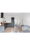 Stół Bolzano 110cm marmur/ złoty - House Nordic