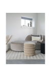 Pufa Brooklyn beżowa ciemna boucle - House Nordic