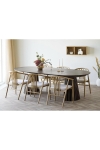 Stół rozkładany Osaka 120/240cm dąb dymiony - House Nordic ApS