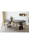 Stół rozkładany Osaka 120/240cm dąb czarny - House Nordic ApS