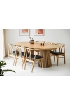 Stół rozkładany Osaka 120/200cm dąb naturalny - House Nordic ApS