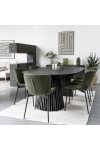 Stół rozkładany Osaka 120/200cm dąb czarny - House Nordic ApS