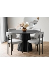 Stół okrągły Osaka 120cm dąb czarny - House Nordic ApS