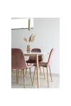 Stół Vojens 105cm biały/naturalny - House Nordic ApS