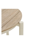 Stół Abela okrągły piaskowy/naturalny 90cm - House Nordic ApS