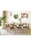Stół Bundaberg rozkładany fornir dębowy 120/120-220 cm - House Nordic ApS