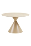 Stół Annecy blat ceramiczny/stal, trawertyn/piaskowy 120 cm - House Nordic ApS