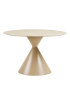 Stół Annecy blat ceramiczny/stal, trawertyn/piaskowy 120 cm - House Nordic ApS