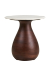 Stolik kawowy Heide drewno mango/marmur 40x41 cm - House Nordic ApS