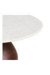 Stolik kawowy Heide drewno mango/marmur, 70x35 cm - House Nordic ApS