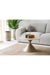 Stolik kawowy Annecy blat ceramiczny/stal, trawertyn/piaskowy 70x41 cm - House Nordic ApS