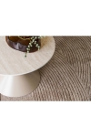 Stolik kawowy Annecy blat ceramiczny/stal, trawertyn/piaskowy 70x41 cm - House Nordic ApS