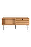 Stolik kawowy Kyoto, 2 szuflady, fornir dębowy, naturalny - House Nordic ApS