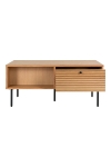 Stolik kawowy Kyoto, 2 szuflady, fornir dębowy, naturalny - House Nordic ApS