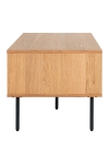 Stolik kawowy Kyoto, 2 szuflady, fornir dębowy, naturalny - House Nordic ApS