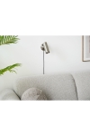 Lampa ścienna Paris srebrna - House Nordic ApS