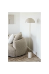 Lampa podłogowa Sheffield marmur beżowy/metal złoty - House Nordic ApS
