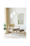 Lampa wisząca Argalo szkło/drewno, biała - House Nordic ApS