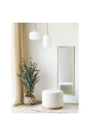 Lampa wisząca Argalo szkło/drewno, biała - House Nordic ApS