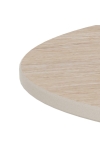 Stolik kawowy Santorini 70cm beżowy ceramiczny - ACTONA