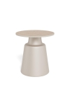 Stolik kawowy Santorini 45cm beżowy ceramiczny - ACTONA
