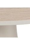 Stolik kawowy Santorini 45cm beżowy ceramiczny - ACTONA