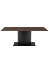 Stół Marbella 200x100cm brązowy Lemco/czarny - ACTONA