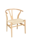 Krzesło Wicker Naturalne Naturalne inspi rowane Wishbone - D2 DESIGN