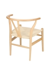 Krzesło Wicker Naturalne Naturalne inspi rowane Wishbone - D2 DESIGN