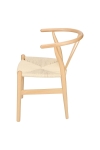 Krzesło Wicker Naturalne Naturalne inspi rowane Wishbone - D2 DESIGN