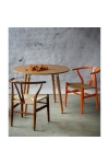 Krzesło Wicker Naturalne Naturalne inspi rowane Wishbone - D2 DESIGN
