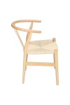 Krzesło Wicker Naturalne Naturalne inspi rowane Wishbone - D2 DESIGN