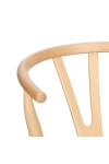 Krzesło Wicker Naturalne Naturalne inspi rowane Wishbone - D2 DESIGN