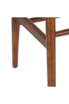Krzesło Wicker Naturalne brązowe cieme i nspirowane Wishbone - D2 DESIGN
