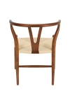 Krzesło Wicker Naturalne brązowe cieme i nspirowane Wishbone - D2 DESIGN