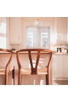 Krzesło Wicker Naturalne brązowe cieme i nspirowane Wishbone - D2 DESIGN
