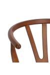 Krzesło Wicker Naturalne brązowe cieme i nspirowane Wishbone - D2 DESIGN