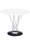 Stół Cyklon okrągły, biały - D2 DESIGN
