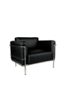 Fotel Soft GC czarna skóra TP - D2 DESIGN