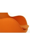 Fotel Jajo pomarańczowy kaszmir 11 Premium - D2 DESIGN