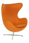 Fotel Jajo pomarańczowy kaszmir 11 Premium - D2 DESIGN