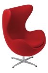 Fotel Jajo czerwony kaszmir 24 Premium - D2 DESIGN