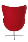 Fotel Jajo czerwony kaszmir 24 Premium - D2 DESIGN