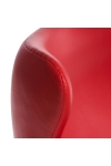 Fotel Jajo czerwona skóra 65 Premium - D2 DESIGN